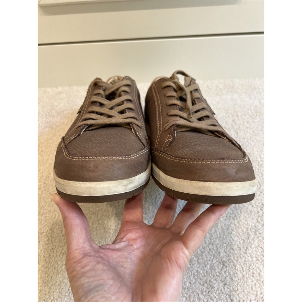 Mephisto Sneakers Mens 10 Ludo Shoes Brown Nubuck Comfort Walking Casual Lace Up - Picture 6 of 10